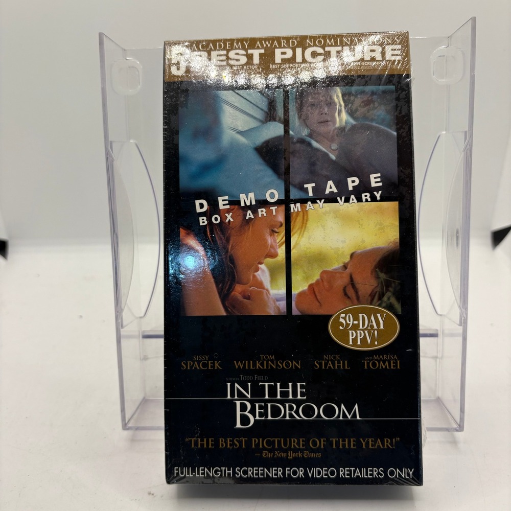 In The Bedroom VHS Tape 2001 Miramax Films Academy Award Screener‎ Promo